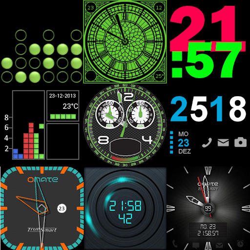 【免費生活App】27 Watch faces for Wear & Sony-APP點子