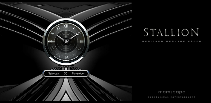 Stallone Designer Clock Widget v2.07