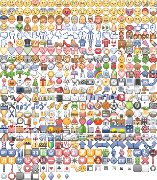 ★☆ 450 Facebook Emoticons ☆★