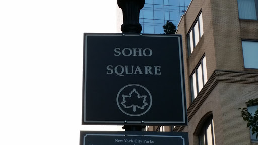 Soho Square Park Sign