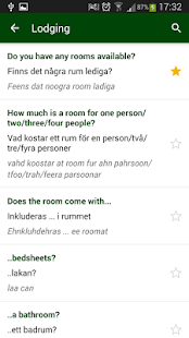 Swedish phrasebook Screenshots 2