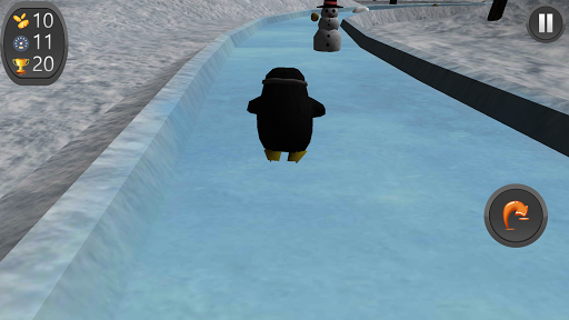 Penguin Roller Skate Race 3D