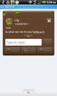 How to get GO SMS - Coco Swirl patch 1.1 apk for android