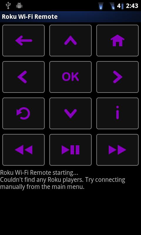 Rfi pro! remote for Roku Screen 1