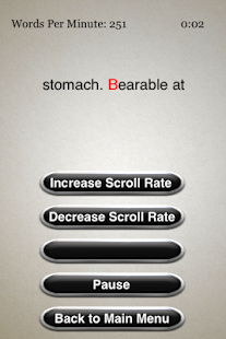 Speed Reading Trainer - screenshot thumbnail