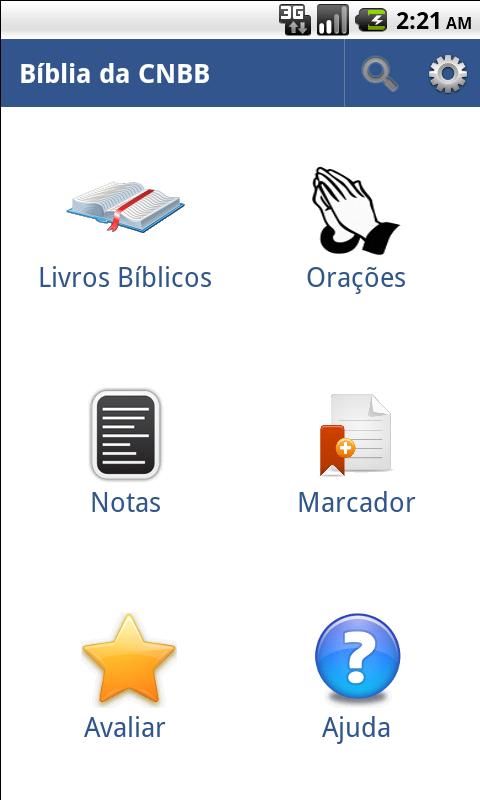 Android application Bíblia Católica CNBB screenshort