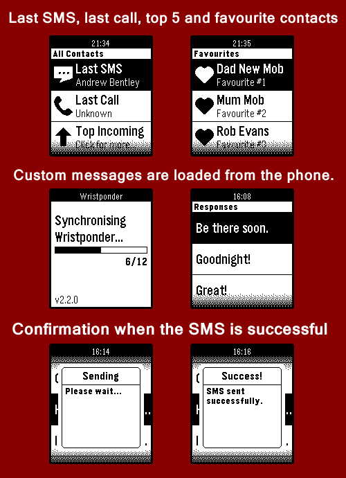 Wristponder for Pebble - screenshot