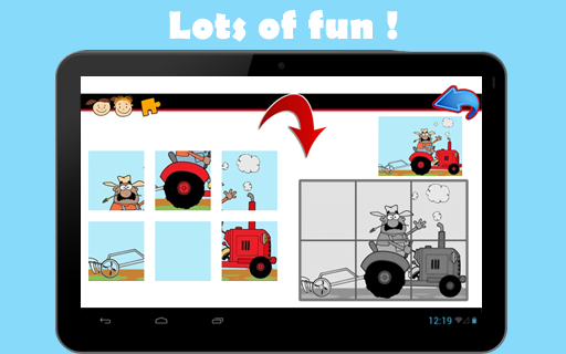 【免費教育App】兒童拼圖拖拉機-APP點子