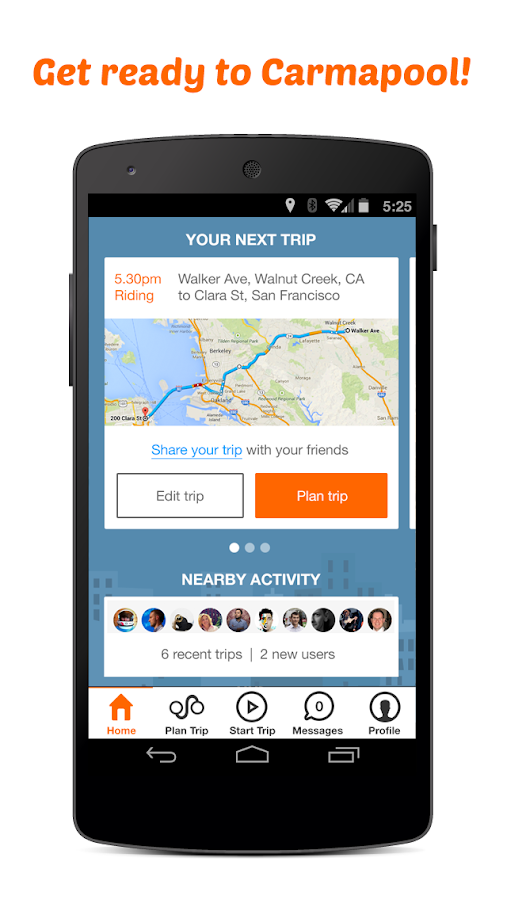Carma Carpooling - screenshot