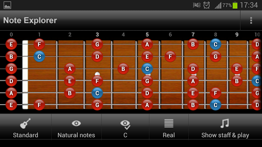 Guitar Note Trainer Demo