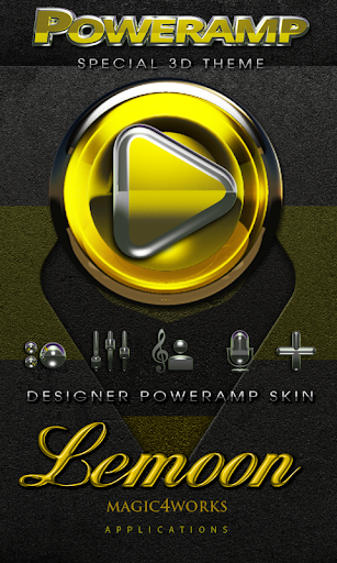 Poweramp skin theme Lemoon HD