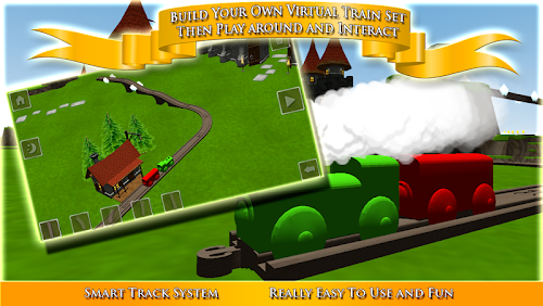 Android application 3D Train Set screenshort