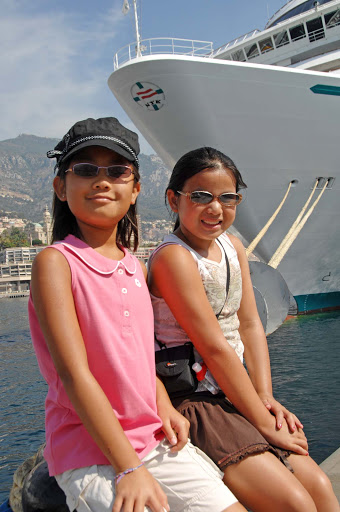 Junior Cruisers visit the dock during a shore excursion from the Crystal Serenity.