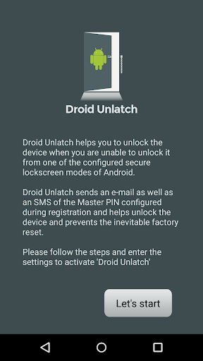 Droid Unlatch Forgot Unlock