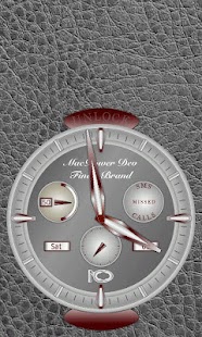 Free GoLocker CLock Theme MetalGrey APK