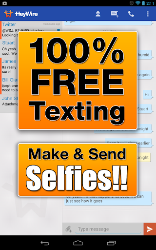 【免費通訊App】HeyWire Text  FREE Texting-APP點子