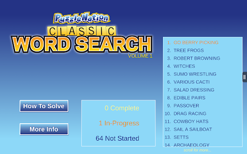  Penny Dell Classic Word Search  
