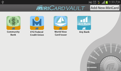 【免費生產應用App】MiriCard Vault-APP點子