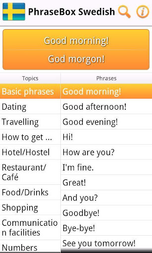 【免費旅遊App】Phrasebook Swedish-APP點子