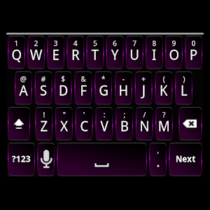 Dark Purple Keyboard Skin