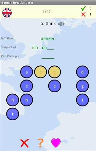 【免費教育App】German Irregular Verbs Hangman-APP點子