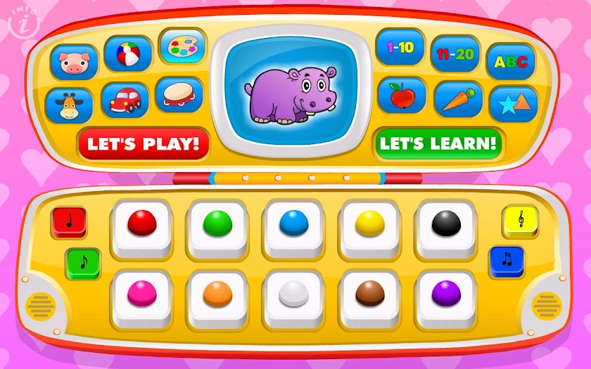 Kids Toy Phone Learning Games Screen 2