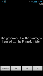 English Prepositions Training poster 17