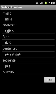 Albanian Italian Dictionary Screenshots 11
