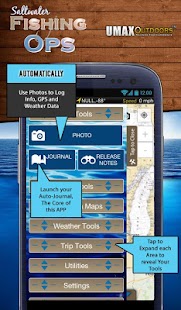 Saltwater Fishing Ops Pro GPS Screenshots 2