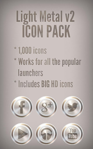 Light Metal v2 - Icon Pack