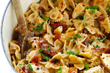 Creamy Pasta with Chicken and Sun-Dried Tomatoes