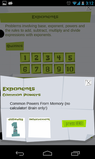 【免費教育App】Math Exponents-APP點子