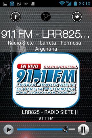91.1 FM - LRR825 - Radio Siete