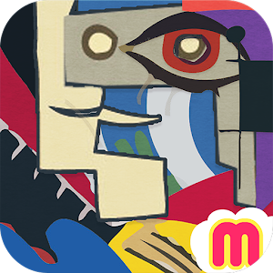 kids modern art studio logo