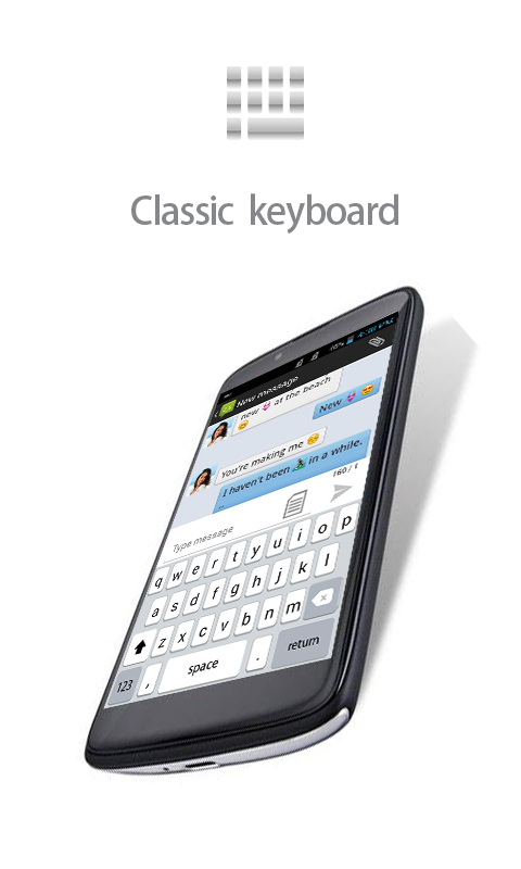 Android application Classic Keyboard screenshort