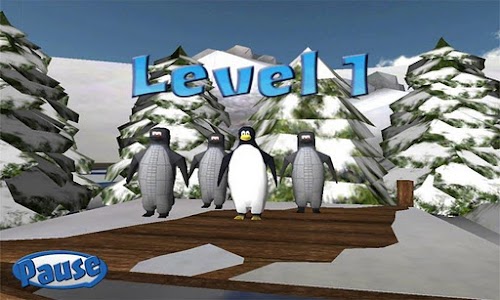 Android application Penguin Snowcap Challenge screenshort