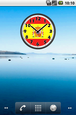 Spain Clock