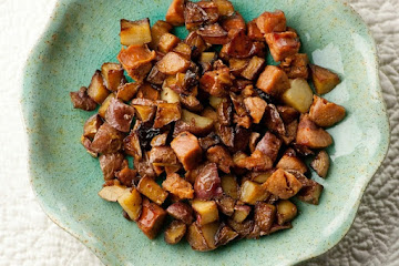 Sausage Hash with Poached Eggs