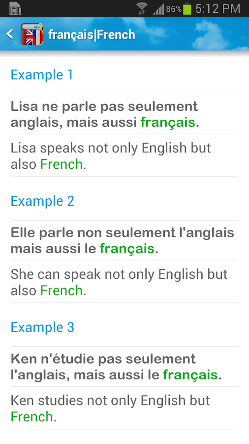 French English Dictionary Android Apps on Google Play