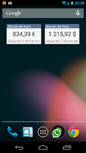 bitcoin.de Price Widget Screenshots 0