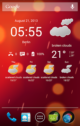 Weather Now FREE-Weather Clock