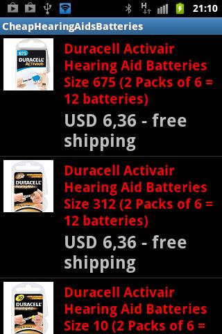 【免費購物App】Cheap Hearing Aids Batteries-APP點子