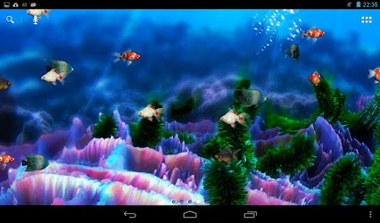 Aquarium wallpaper hidup