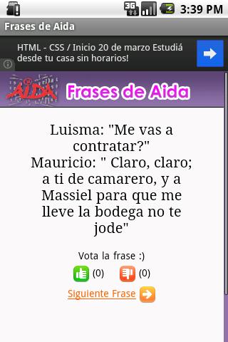 Frases de Aida