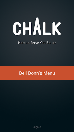 Chalk — Menus in Your Pocket