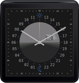 【免費生活App】24h Analog Watch Face-APP點子