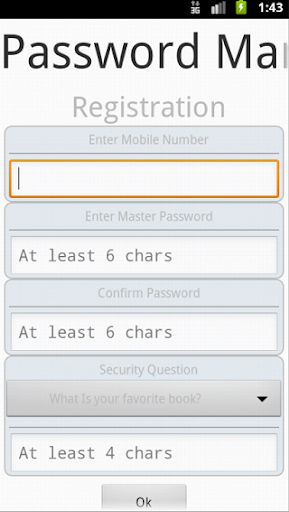 PasswordManager Lite