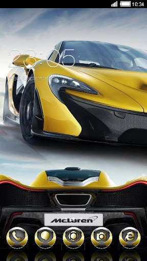 Yellow Racing Car Theme