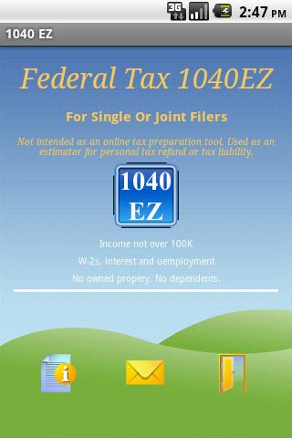 Federal Tax 1040EZ