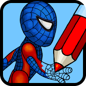 Superheroes Coloring Book